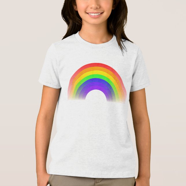 Rainbow-Design-24967 Tri-Blend Shirt (Vorderseite)