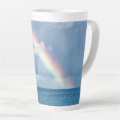 Rainbow Design Latte-Tasse Milchtasse (Rechte Ecke)
