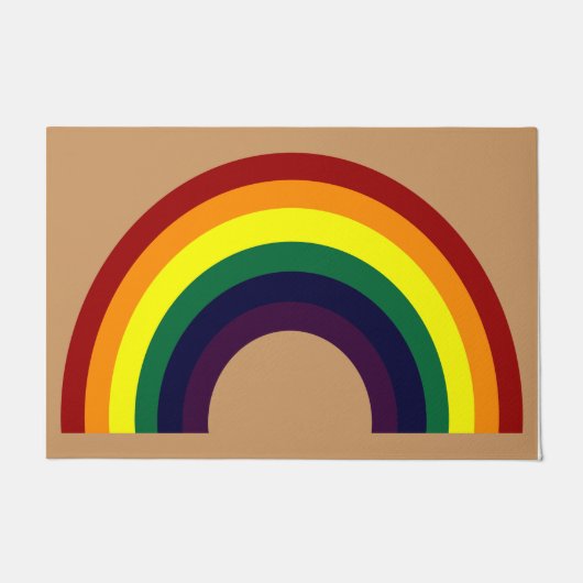 Rainbow Design Mat, Kinderzimmer Fußmatte (Vorderseite)