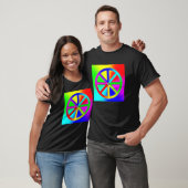 Rainbow Dharma Wheel - Buddhist T-Shirt (Unisex)