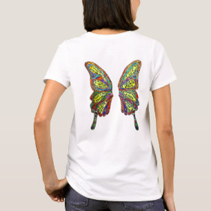 Rainbow Diabetes Mein Leben Meine Wahl Schmetterli T-Shirt