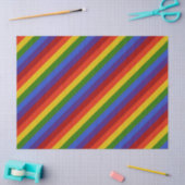 Rainbow Diagonal Classic Streifen Retro Seidenpapier (Basteln)