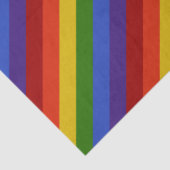 Rainbow Diagonal Classic Streifen Retro Seidenpapier (Detail)