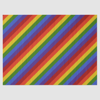 Rainbow Diagonal Classic Streifen Retro Seidenpapier