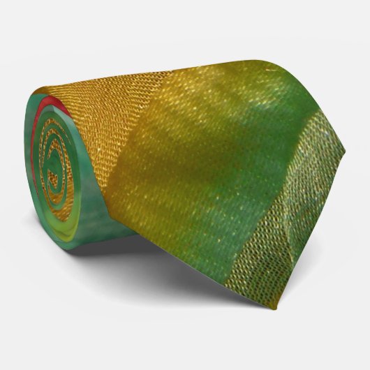 Rainbow Diagonal Foto Krawatte (Gerollt)