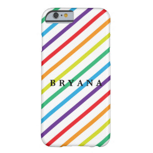 Rainbow Diagonal Stripes Phone Case Cover