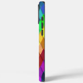 Rainbow Diamond Geometric Muster Case-Mate iPhone Hülle (Rückseite / Links)