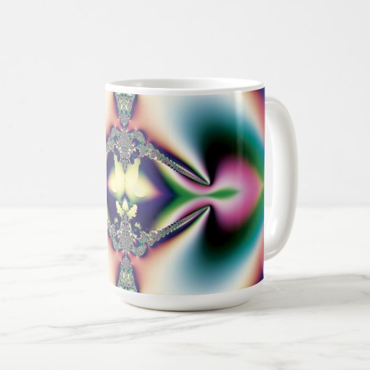 Rainbow Diamond Kaffeetasse (VorderseiteRechts)