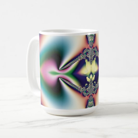 Rainbow Diamond Kaffeetasse (Vorderseite Links)