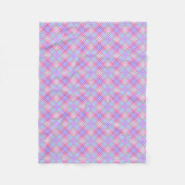 Rainbow Diamond Kariert Modern Country Fleecedecke (Vorderseite)