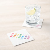 RAINBOW Diamond Paper Untersetzer (Vor Ort)