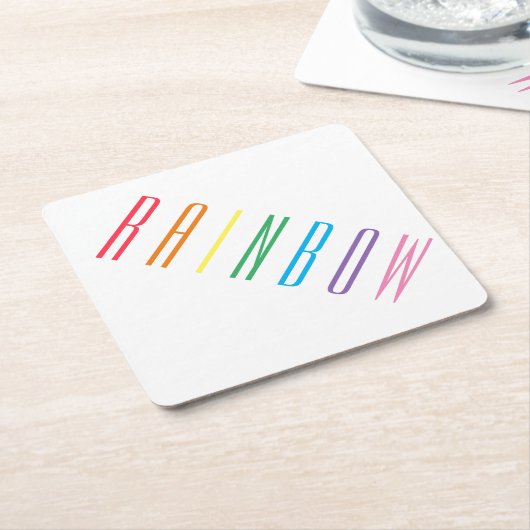 RAINBOW Diamond Paper Untersetzer (angewinkelt)