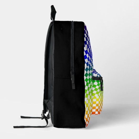 Rainbow Diamond Pattern Alles über Print-Rucksack Bedruckter Rucksack (Links)