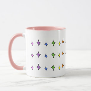 Rainbow Diamond Tasse