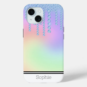 Rainbow Diamond Tropfens Custom Samsung Case-Mate iPhone Hülle