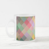 Rainbow Diamond Zickzack Muster 4 Mattglastasse (Links)