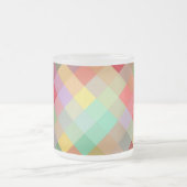 Rainbow Diamond Zickzack Muster 4 Mattglastasse (Mittel)