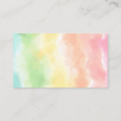 Rainbow Diaper Raffekarte Begleitkarte (Rückseite)