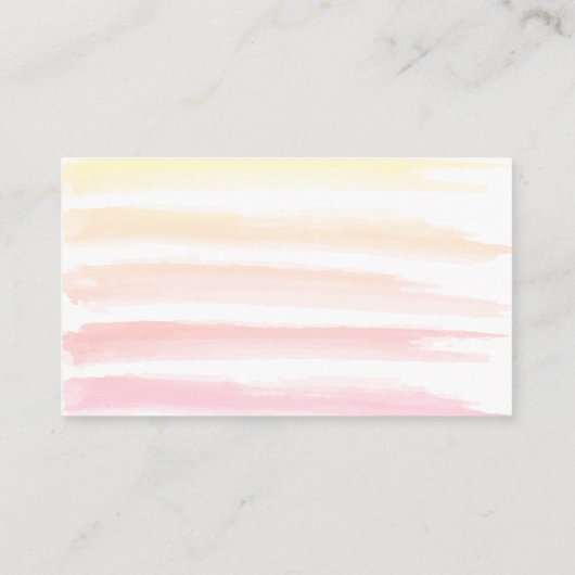 Rainbow Diaper Raffle Ticket Begleitkarte (Rückseite)