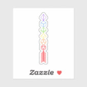 Rainbow Dice Arrow of the Ranger Aufkleber (Blatt)