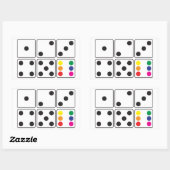 Rainbow Dice Sticker (Blatt)