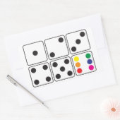 Rainbow Dice Sticker (Umschlag)