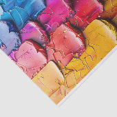Rainbow Dick Oil Paint Brushstroke Decoupage Seidenpapier (Ausschnitt)