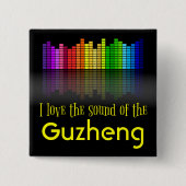 Rainbow Digital Sound Equalizer Guzheng Button (Vorderseite)