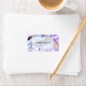 Rainbow-Dinosaurier-Einhorndinocorn Adressaufkleber (Insitu)