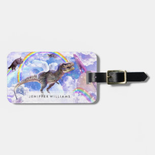Rainbow-Dinosaurier-Einhorndinocorn Gepäckanhänger