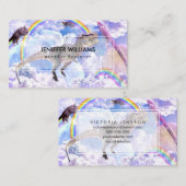 Rainbow-Dinosaurier-Einhorndinocorn Visitenkarte (Vorne/Hinten)