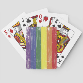 Rainbow Distressed Cards Spielkarten