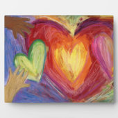 Rainbow Diversity Liebe Kunst, Dichtung und Musik Fotoplatte (Vorderseite)