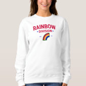 Rainbow Division - 42. Infanterieabteilung Frauen Sweatshirt (Vorderseite)