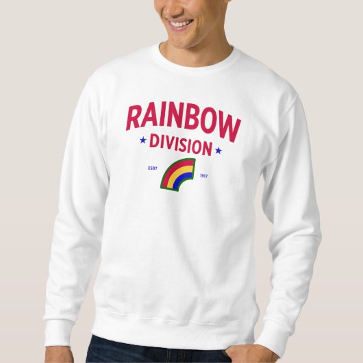Rainbow Division - 42. Infanterieabteilung Sweatshirt (Vorderseite)