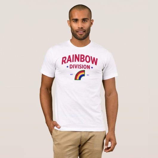 Rainbow Division - 42. Infanterieabteilung T-Shirt (Vorne ganz)