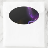 RAINBOW DJ OVALER AUFKLEBER (Tasche)