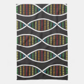Rainbow-DNA-Stränge Handtuch (Vertikal)