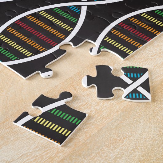 Rainbow-DNA-Stränge Puzzle (Seite)