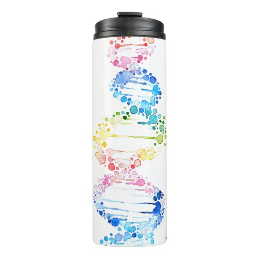 Rainbow DNA Thermosbecher (Vorderseite)