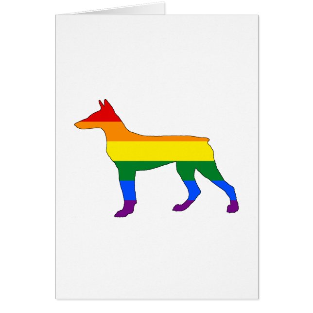 Rainbow Doberman (Vorne)