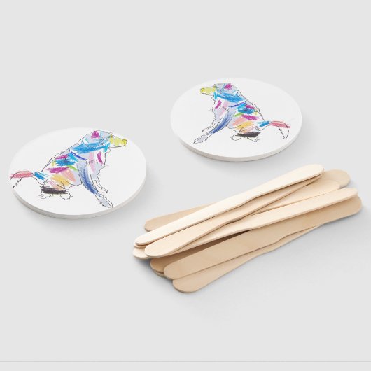 Rainbow Dog Fan Fächer (Non-assembled)