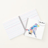 Rainbow Dog-Notebook Notizblock (Innenseite)