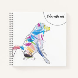 Rainbow Dog-Notebook Notizblock