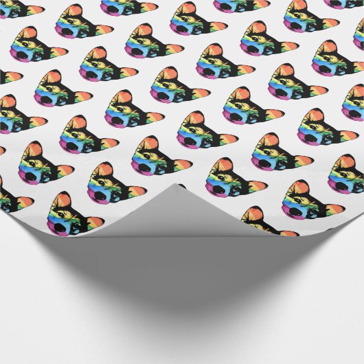 Rainbow Dog, Packpapier (Ecke)