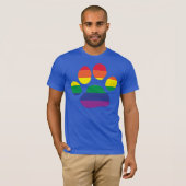 Rainbow Dog Paws T-Shirt (Vorne ganz)