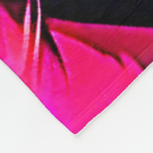 Rainbow Dog Portrait Art Fleecedecke (Ecke)