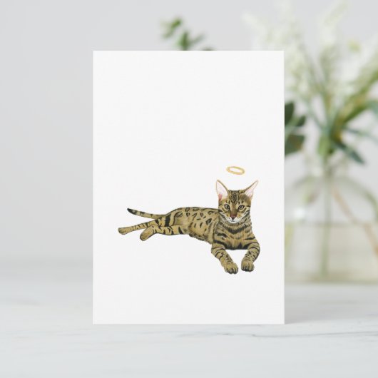 Rainbow Dog Sympathy Card Dankeskarte (Stehend Vorderseite)