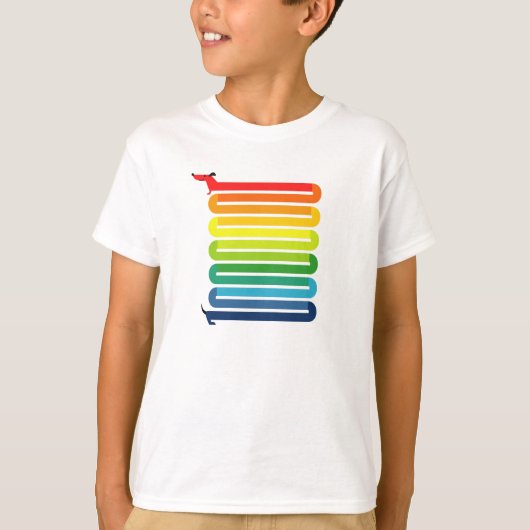 Rainbow Dog T-Shirt (Vorderseite)