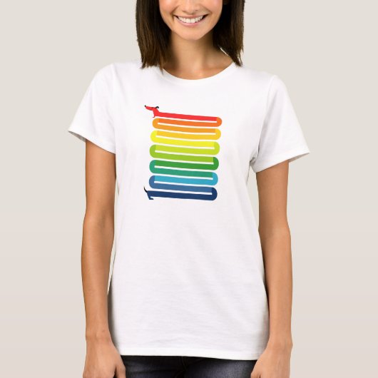 Rainbow Dog T-Shirt (Vorderseite)